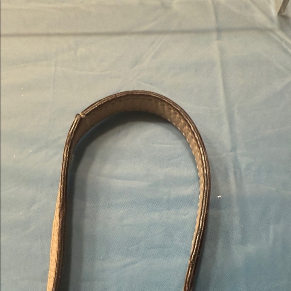 Kate Spade Black and Tan Crossbody Bag with Gold Accents and folds over - Picture 4 of 10